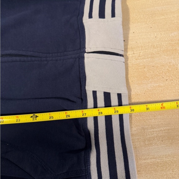 NY YANKEES ZIP HOODIE SWEATSHIRT XL BASEBALL DISTRESSED BLUE Carl Banks - Picture 10 of 10